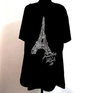 Karl Lagerfeld Eiffel Tower Bling Shirt